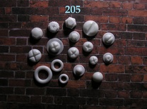 Пластиковое украшение от Е.В.A - Набор болтиков, 17 шт.