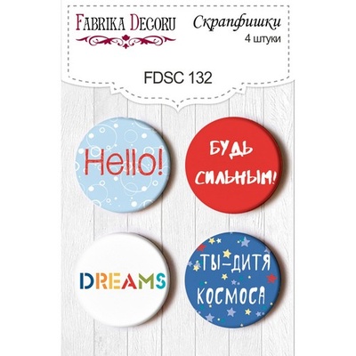 Набір скрап-фішок від ТМ Фабрика Декору з 4 шт