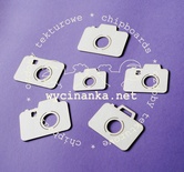 Чипборд від Wycinanka - Фотоапарат, 2,1x3,4 см - 4x5,2см