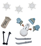 Набір декоративних ґудзиків Dress It Up - Dashing Thru the Snow