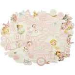 Высечки от Kaisercraft - PEEK-A-BOO GIRL, 45 шт.