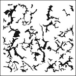 Маска The Crafter's Workshop - Mini Template Rustic paint, 15х15см