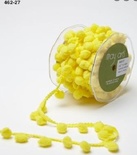 Стрічка Pom Pom String, ширина 1,2см, 90 см, колір жовтий