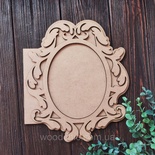 Заготовка для альбому Ажур рамок 3 від WOODchic, мдф 3мм, 25x21.5см