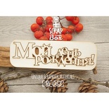 Чипборд ScrapBox - напис Мой день рождения!