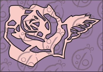 Чипборд. Троянда №1