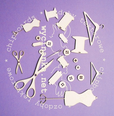 Чипборд від Wycinanka - Набір швейний, манекен 5см