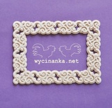 Чипборд від Wycinanka - BACK TO THE VINTAGE - Рамка, візерунок 2