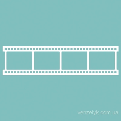 Чипборд від Вензелик - Киноплянка, розмір чіпборду: 35*139 мм