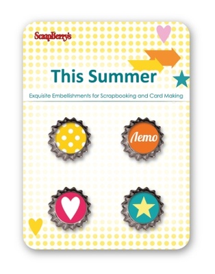 Набір декоративних пробок від ScrapBerryʼs - Це Літо