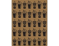 Папка для тиснения от Tim Holtz Alterations - Texture Fades Embossing Folder - On the Go, Кофе