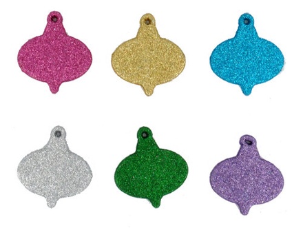 Набір декоративних ґудзиків Dress It Up - Glitter Ornaments