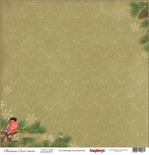 Лист бумаги от Scrapberry's - Зимний вечер, Ночь перед Рождеством, 30x30 см