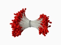 Тичинки двосторонні, червоні, 55*2м, 144 шт.