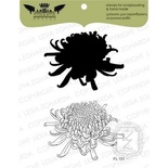 Набір акрилових штампів Lesia Zgharda Жоржина FL151, 2 шт