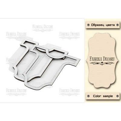 Заготовка для шейкера Боді, колір молочний, ТМ Фабрика Декору