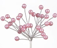 Міні-гілочки з перлинками від ScrapBerryʼs, рожеві, 6 шт