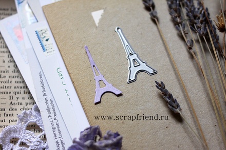 Ніж для вирубки від Scrapfriend - Ейфелева вежа, 2х4 см