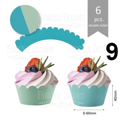 Набір паперових заготовок 005, ТМ Fabrika Dekoru, 6 штук, вибір кольору