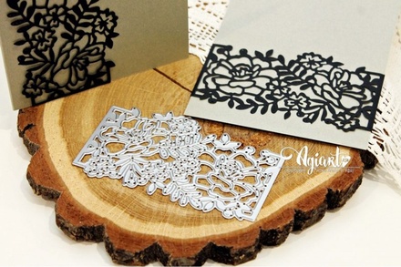 Ножі для вирубки від AgiArt - "Півоніяова фантазія"