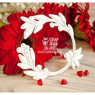 3d чіпборд ScrapBox - Рамочка линьої Dr-005