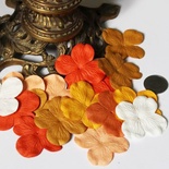 Гортензія, мікс квітів: помаранчевий, 5см