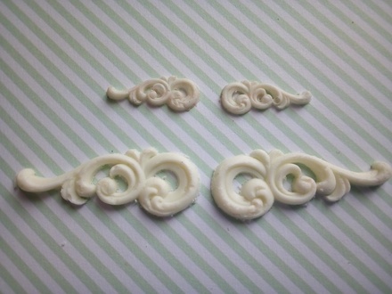 Гибкие пластиковые фигурки - Набор завитков (мал), 2,2х0,7см