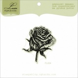 Акриловий штамп Lesia Zgharda FL004 Троянда велика, розмір 4,6x5см