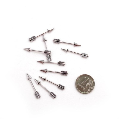 Металева підвіска від ScrapBerryʼs - Стріла, 4x30мм, 1 шт.