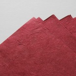 Тутовий папір ручної роботи, колір бордовий, формат А4