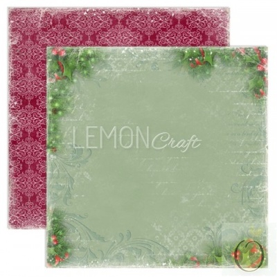 Набор скрапбумаги LemonCraft - Christmas Greetings, 30х30 см, с бонусом