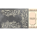 Набір чіпбордів Півонії бордюр 344, колір молочний, ТМ Фабрика Декору