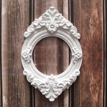 Рамочка гипсовая от Е.В.A, белая, 5.7х8.6 см