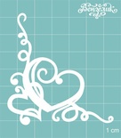 Чипборд від Вензелик - куток 18, розмір: 64x61 мм