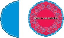 Ніж для вирубки French Pastry Doily Angel Wing від Cheery Lynn Designs, DL102A