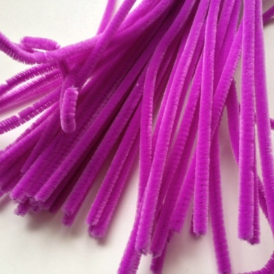 Синільний дріт, колір фіолетовий, 30 см, 1 штука