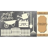 Набір чіпбордів Secret garden, колір крафт, ТМ Фабрика Декору