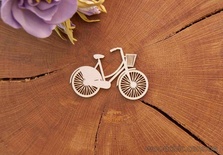 Чипборд від WOODchic - "Велосипед Прованс", 7x4.5см