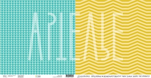 Аркуш скрап-паперу від Артельє - ZIMAлогія - Зимова геометрія, 30x30см