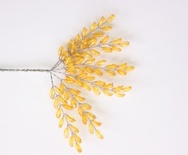 Міні-гілочки з акриловими пелюстками ЯНТАРНІ 6 шт. HY0010012305