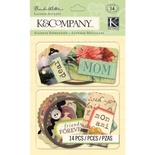 Наліпки на подушечках від K&Company "Французський вінтаж"