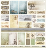 Аркуш одностороннього паперу Scrapmir - Картка - Містер Вінтаж, 30x30 см