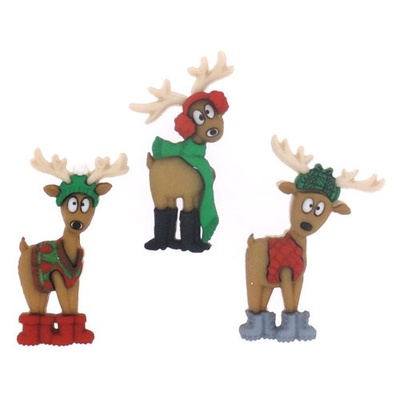 Набір декоративних ґудзиків Dress It Up - Where's the Sleigh