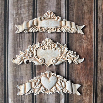 Набір гіпсового декору з патинуванням від E.В.A., 3 дет.