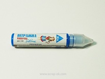 Витражная краска от ТМ ЕК, голубая