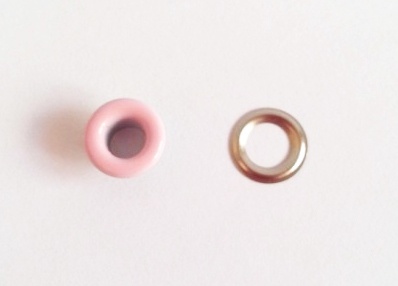 Набор люверсов с кольцом от ScrapEgo - "Розовый", 30 шт.