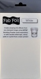 Фольга для ембосінгу Wow Fab Foil - Snowy White