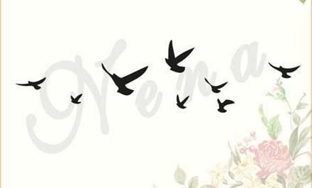 Штамп от Питерского Скрапклуба - Полет Птиц