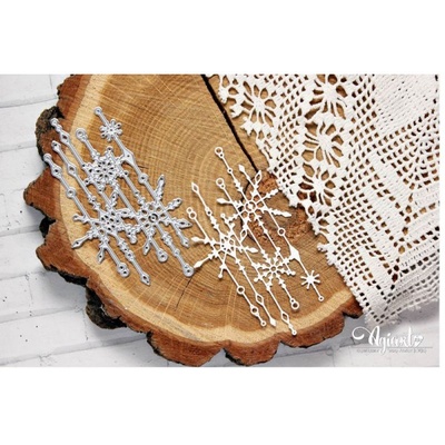 Нож для вырубки от AgiArt - "Снежные искры"