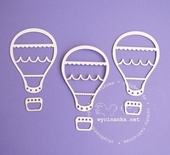 Чипборд від Wycinanka - Повітряна куля